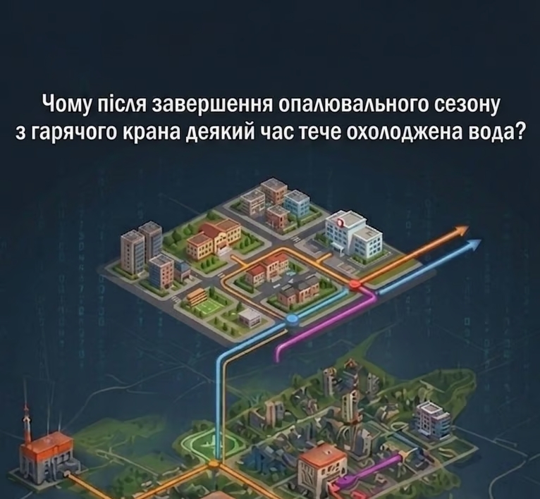 Роз’яснення стосовно температури води в місті Вараш в міжопалювальний сезон